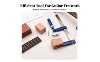 Long-Lasting Guitar Fret Press Tool Easy to Use Fret Installation Clamp Portable for Guitarists, DIY Enthusiasts, Workshop, Studio, Home