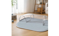 Transparent Water Mat with Tunnel Comfortable Pet Cooling Tunnel Smooth Ice Bed Bite Resistant for Summer