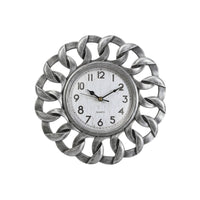 Clock with Openwork Frame Vintage Quartz Wall Clock 10-Inch for Hallway, Bedroom