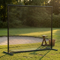 Fine Mesh Polyethylene Golf Net Indoor Outdoor Use Golf Practice Net Black Sports Training Gear Lightweight