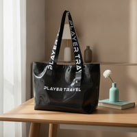 Glossy Travel Tote Secure Gym Tote Lightweight Waterproof for Beach