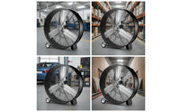 Portable Drum Fan with Wheels Wheeled Industrial Drum Fan with Wheels Heavy Duty for Garage