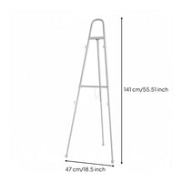 Floor Standing Display Stand Multipurpose Metal Display Stand Sturdy Metal Tripod Easel for Businesses, Galleries