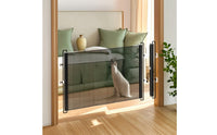 Retractable Mesh Pet Gate Space-Saving Retractable Pet Gate Compact for Dogs