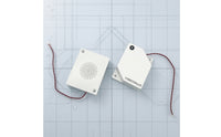 Enclosed Speaker with Lead Wires Micro Waterproof Speaker with Wires Sound Chamber Compact Mini for DIYers, DIY Audio Projects