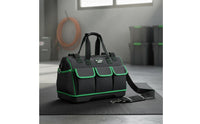 Multi-Pocket Electrician Tool Bag Large Capacity Hard Bottom Tool Bag Wear-Resistant for Mechanics, Construction
