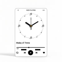 Easy-to-Read Dial Now Playing Clock Goods Tabletop for Desktop Display