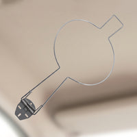 Stainless Steel Car Hat Holder with Spring Clip Sturdy Visor Hat Hanger Compact Organizer Heavy Duty for Drivers, Truck