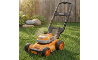 Four Wheels Spray Mist Mower Toy Control Knob Push Lawn Mower Toy for Children