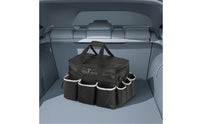 Cleaning Organizer with Dividers Compartmented Cleaning Supply Bag Car Organizer Portable Multi-Pocket for Cleaners