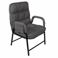 Ergonomic Design Padded Folding Recliner Stable Frame Lounge Chair High Back Support Indoor Furniture Easy Assembly for Students, Office Workers, Balcony, Living Room, Bedroom, Reading Nook