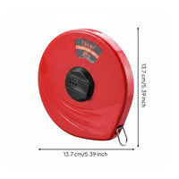 Drop Resistant Fiberglass Tape Measure Double Sided Scale Exposed Reel Tape Measure Waterproof Fast Retraction for Contractors, Landscaping