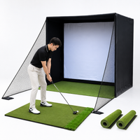 golf simulator enclosure