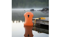Double Inflatable Chamber Inflatable Swim Buoy Storage Compartment Swimming Tow Buoyancy Device Adjustable Waist Belt Exposed Water Tow Buoyancy Device Easy Inflation for Triathletes, Triathlon Training