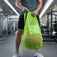 mesh drawstring bag