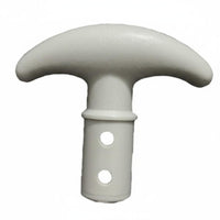 Ergonomic T-Grip Paddle Handle Lightweight T Paddle Handle Stable Boating Accessory Shock Absorbing for Canoeists