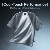 Cooling Short Sleeve T-Shirt for Protection Crew Neck Sports Shirt, Breathable Loose Fit for Outdoor Activities