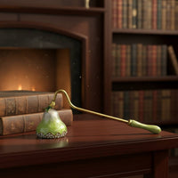 European Design Candle Snuffer Safely Extinguishes Flames Bell Candle Snuffer Prevents Smoke Bell Shaped Wick Extinguishing Tool No Beeswax Splatter for Wedding, Spa, Mindfulness Practice Studio