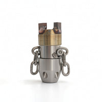 Rotating Sewer Nozzle Compact Cleaning Tip Steel Drain Cleaning Nozzle for Homeowners