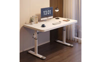 Manual Height-Adjustable Desk Wide Base Feet Office Furniture