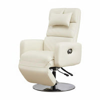 Upholstered Recliner with Footrest Ergonomic Design Pushspine-support section Recliner for Spa