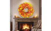 Fall Wreath with Berries Layered Fall Wreath Artificial for Thanksgiving