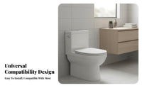 2-in-1 Toilet Seat gentle-close 2-in-1 toilet training Seat Easy Installation Bathroom Fixture for Families, young children, Home