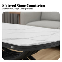 Height-Adjustable Folding Table Space-Saving Design Height-Adjustable Extending Table Two-PurposeUse Household Furniture for Living Room, Dining Area
