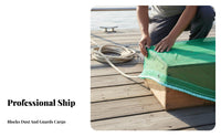 Ship Hold Cover Mesh Sun Resistant Debris Management Net Sturdy Polyester Heavy Duty Trailer Netting for Companies, Movers, Docks, Barges, Moving
