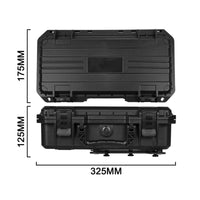 Waterproof Motorcycle Side Box Quick-Release Motorcycle Side Case Rugged Hard Case with Mounting Bracket Security Lock for Motorcyclists