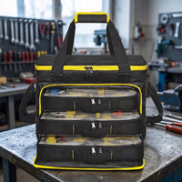 Tool Bag with Clear-Lid Cases Soft-Sided for Garage