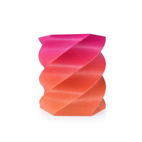 Rainbow PLA 3D Printer Filament 1.75mm Color Gradient for Fused Deposition Modeling Printers, 1KG Spool 330m, Dimensional Accuracy ±0.02mm