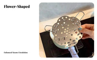 Collapsible Stainless Steel Steamer Space Saving Collapsible Steamer Basket