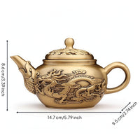 Metal Teapot Ornament with Rotating Lid Fidget-Friendly for Desk