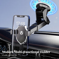 Weight-Activated Car Ph Single Mount Single-Hand Use Suction Disc Ph Single Holder Navigation Bracket Unobstructed
