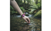 Delicate Vine Bracelet with Flowers Dainty Floral Bracelet Elegant Flower Wristlet Comfortable for Costume Styling, Stage Performances
