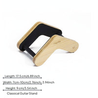 Portable Floor Guitar Stand Stable Base Acoustic Guitar Stand Space-Saving Musical Equipment for Home, Studio