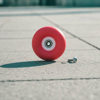 Portable Push Wheel Collapsible Easy Wheel Slim-Profile Folding Bike Roller Comfortable for City Transit