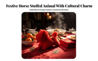 Chinese New Year Horse Soft Toy Auspicious Design Year of the Horse Soft Toy Soft Material Proceed Ld Features for Collectors