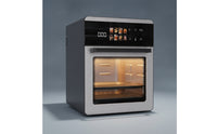 Air Fryer Oven Stainless Steel Oven with Air Fryer Appliance Digital Multifunctional for Families, Small Kitchens, Apartments