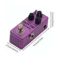 Distortion Pedal Distortion Guitar Pedal Vintage Grit Stompbox for Guitarists, Pedalboard, Rehearsal