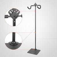 Bike Storage Stand Freestanding Bike Stand with Adjustable Hooks Bike Workstand with Adjustable Height Long-Lasting Space Saving