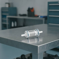 Washable Diesel-Fueled Heater Fuel Filter Stainless Mesh Inline Filter with Clamp Compact Replacement