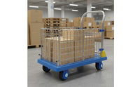 Fenced Base Trolley Portable Folding Base Trolley High Load Capacity