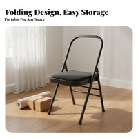 Sturdy Steel Frame Stretching Inversion Chair Load 330lbs Stretching Chair Non-Slip Feet Headstand Bench Multi-Functional for Beginners, Seniors, Home Gym