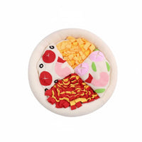 Mental Stimulation Pizza Snuffle Mat Interactive Nosework Training Mat Slow Eating Enrichment Challenge Toy Machine Washable for Dogs, Small Animals, Rabbits