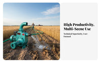 High Flow capacity 2in automaticPriming Pump Head Pumping Equipment for Farmers, Boat Owners, Construction Workers, Agricultural Irrigation, nautical Applications, Farms
