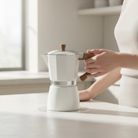 Stovetop Pot Safety Safety Mechanism Italian Coffee Brewer Italian Coffee Pot High Pressure Extraction Stovetop Espresso Brewer