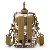 APLOMB Camouflage Lightweight Casual Shoulder Bag Men's Outdoor Tactical Crossbody Bag for Hiking Cycling