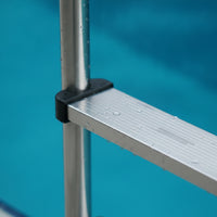 Ladder with Handrail Anti-Slip Stainless Steel Pool Ladder Resistant